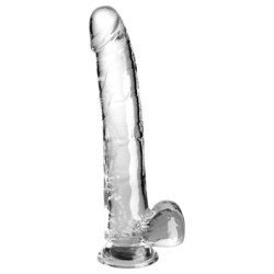 King Cock Clear with Balls-Clear 11